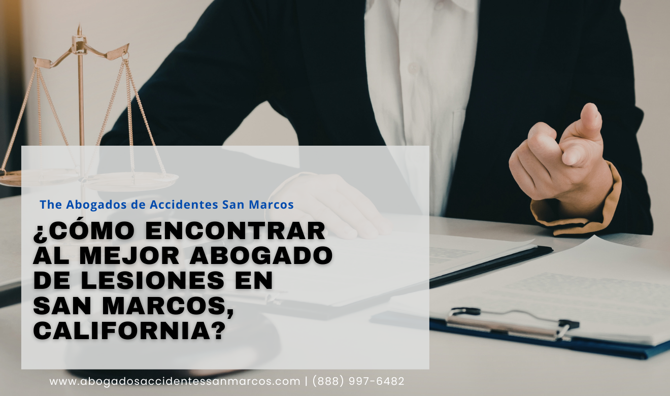 abogado de lesiones cerca de mí San Marcos