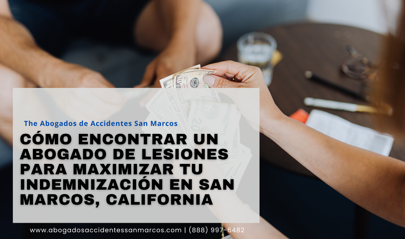 abogado lesiones indemnización alta San Marcos