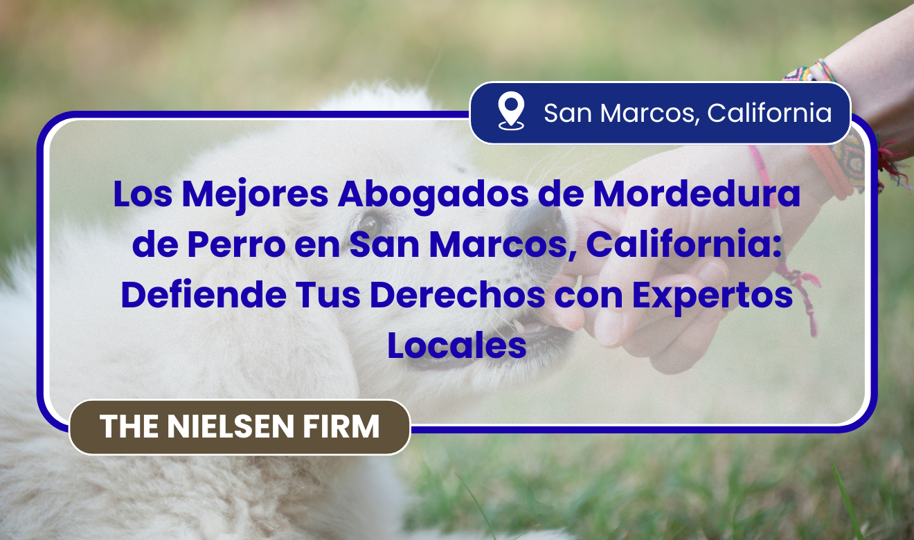 abogados de mordedura de perro en San Marcos, California