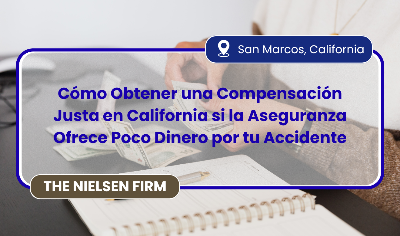 la aseguranza me ofrece poco dinero por mi accidente