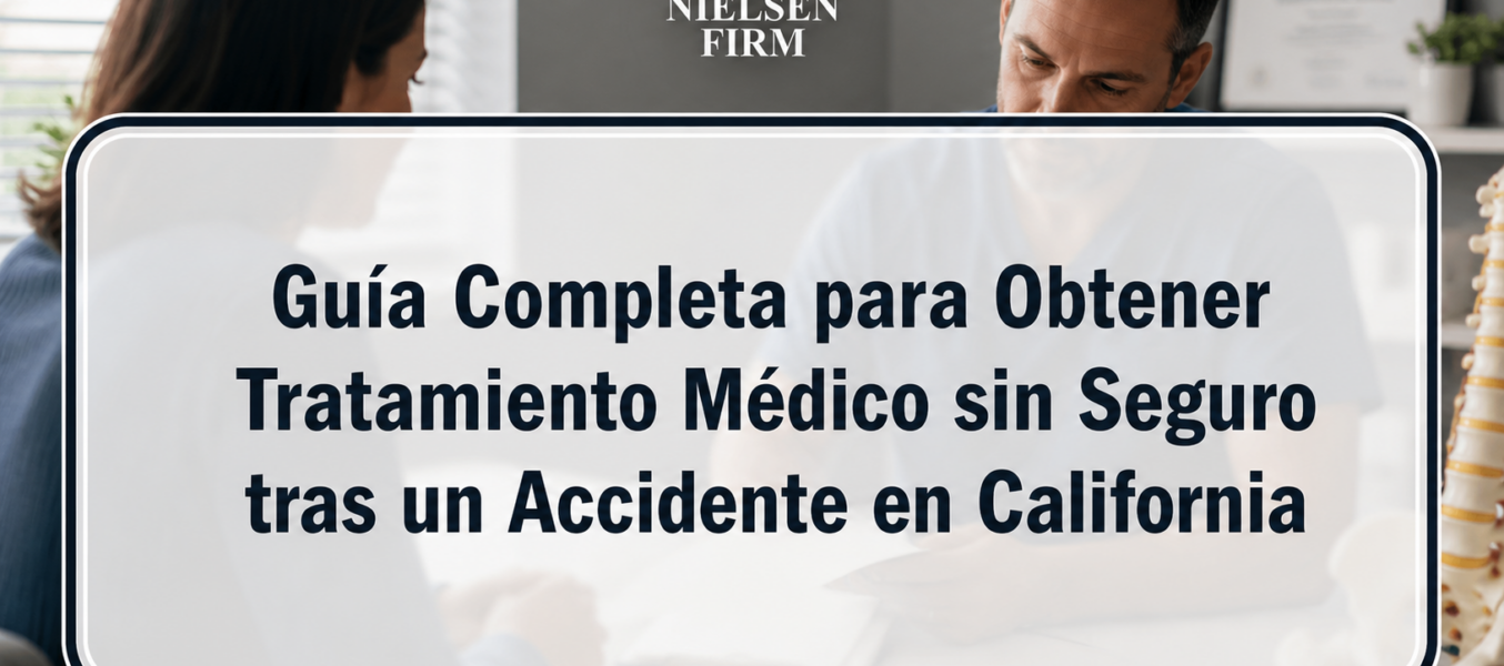 Guía Completa para Obtener Tratamiento Médico sin Seguro tras un Accidente en California